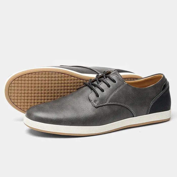 Baskets en cuir confortables à la mode pour hommes
