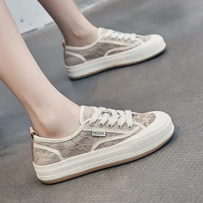 Chaussures de tennis en toile pour femmes