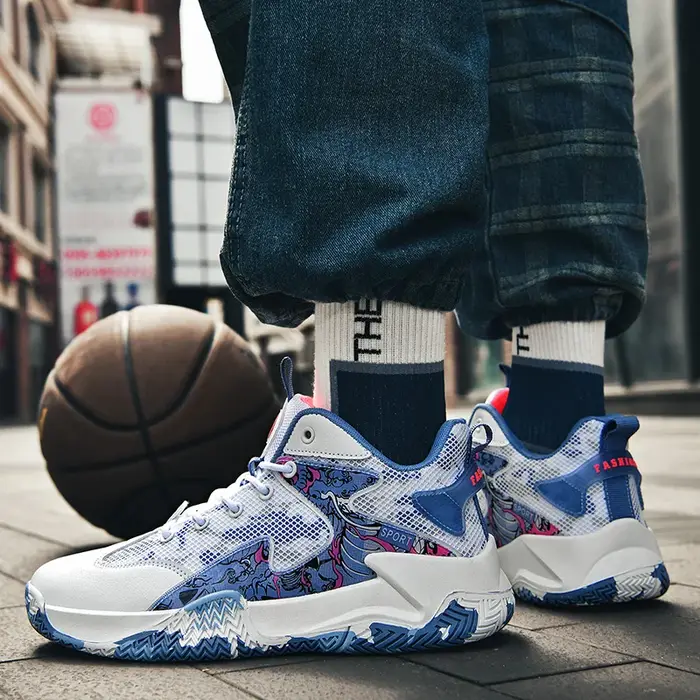 Chaussures de basket-ball légères, chaussures de sport, baskets d'automne et d'hiver pour femmes, unisexes, respirantes, athlétiques, de haute qualité, pour l'extérieur