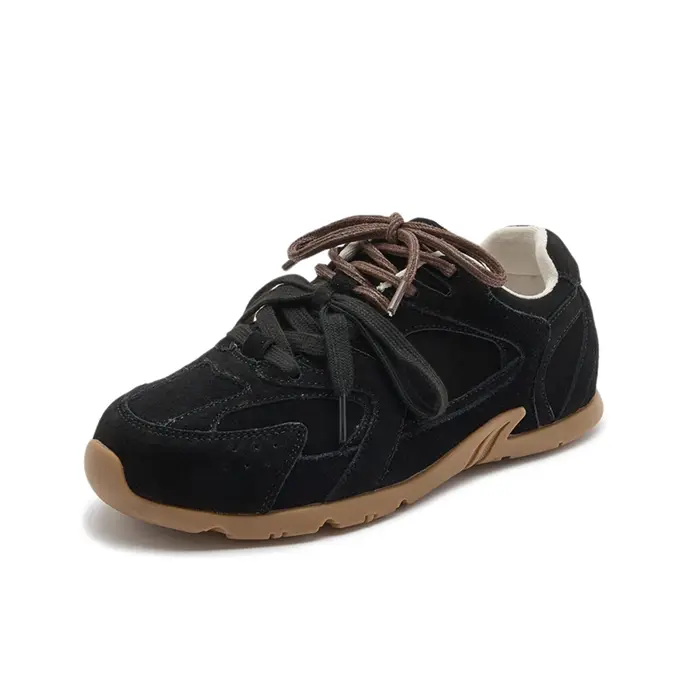 Baskets en cuir véritable pour femmes 2026 – Nouvelles chaussures d'entraînement allemandes antidéra