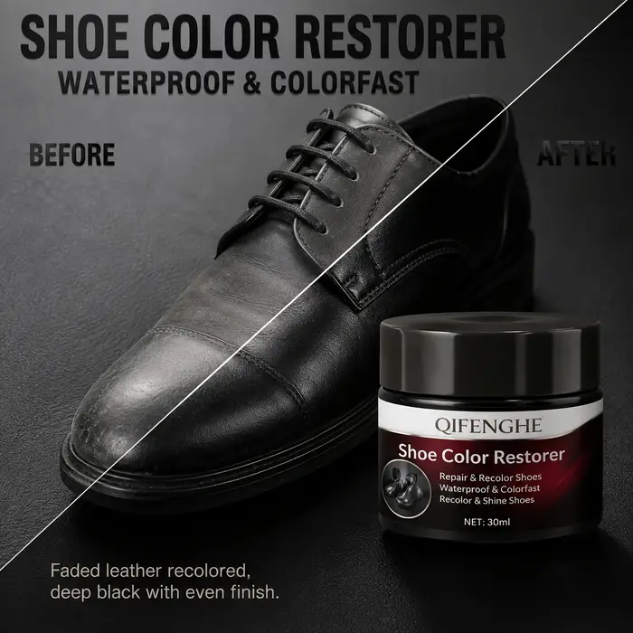 Baume de Restauration de Couleur pour Chaussures