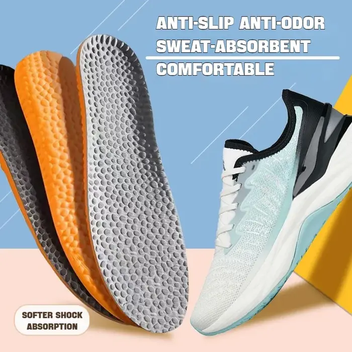 Semelle intérieure en mousse à mémoire de forme pour chaussures décontractées, offre une excellente