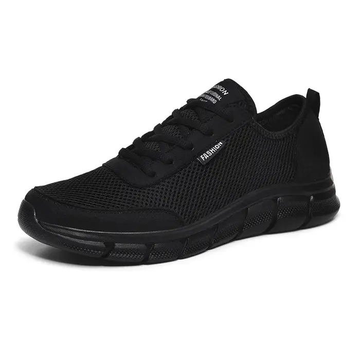 Baskets légères respirantes en maille pour hommes, chaussures décontractées, chaussures de tennis co