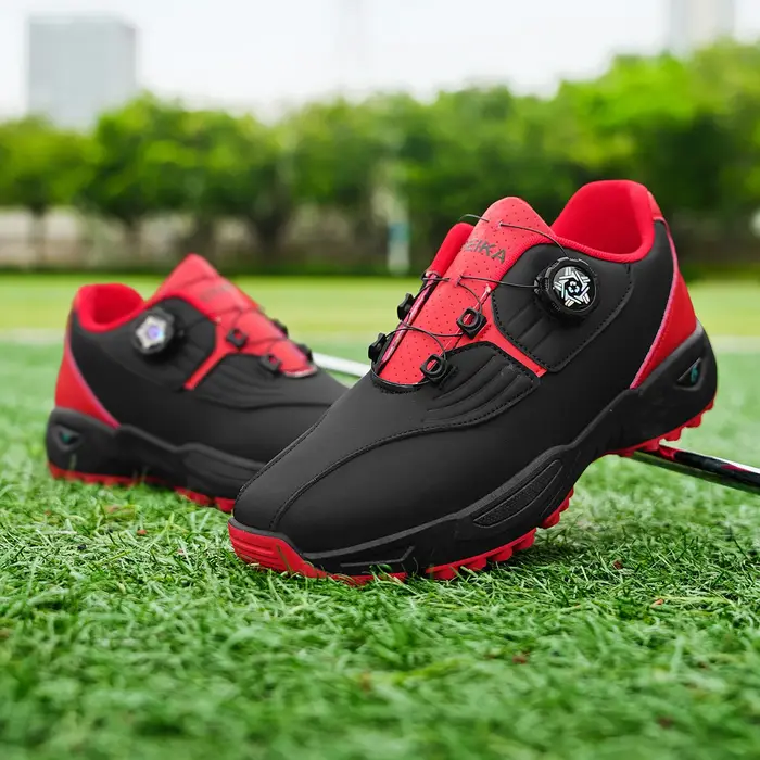 Chaussures de golf pour hommes : baskets athlétiques antidérapantes de haute qualité équipées d'un b