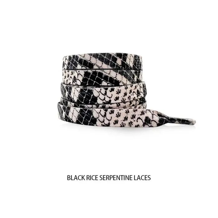 Lacets plats classiques pour baskets imprimé Animal léopard zèbre serpent