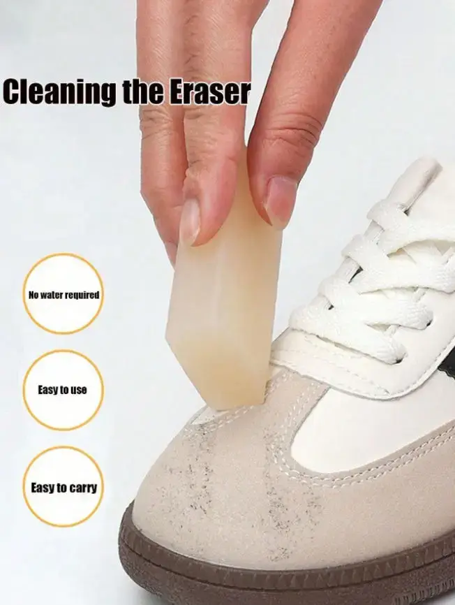 Nettoyeur de chaussures portable en cuir suédé