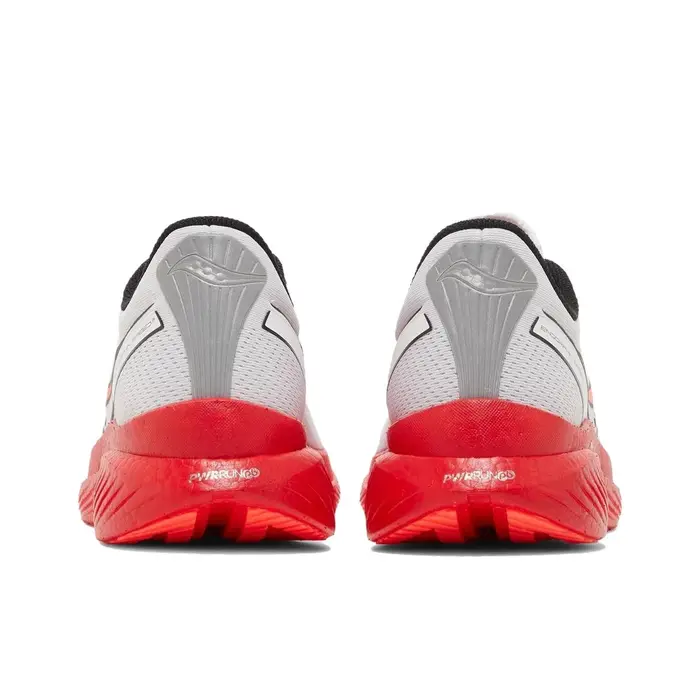 POIZON Saucony Endorphin Speed 3 Chaussures de course basses résistantes à l'abrasion unisexe blanc rouge S20756-85