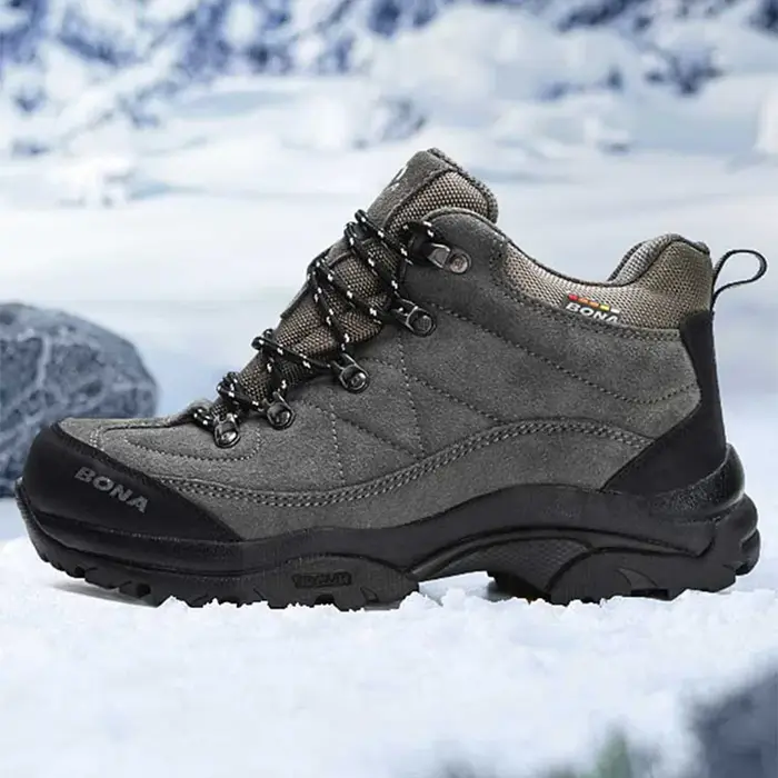 BONA nouveaux créateurs antidérapant résistant à l'usure respirant chaussures de randonnée hommes en plein air de haute qualité Jogging marche chaussure Mansculino