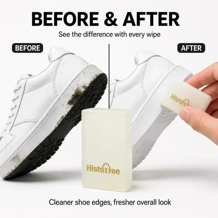 Gomme nettoyante pour chaussures en daim, nettoyant à sec sans eau pour daim, nubuck et baskets blanches, détachant portable pour chaussures
