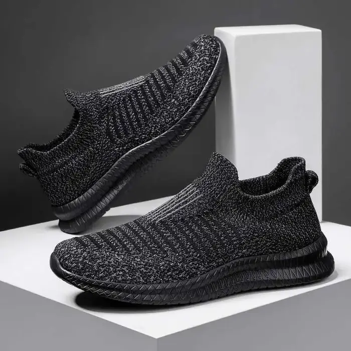 Chaussures pour hommes confortables baskets légères homme maille respirant