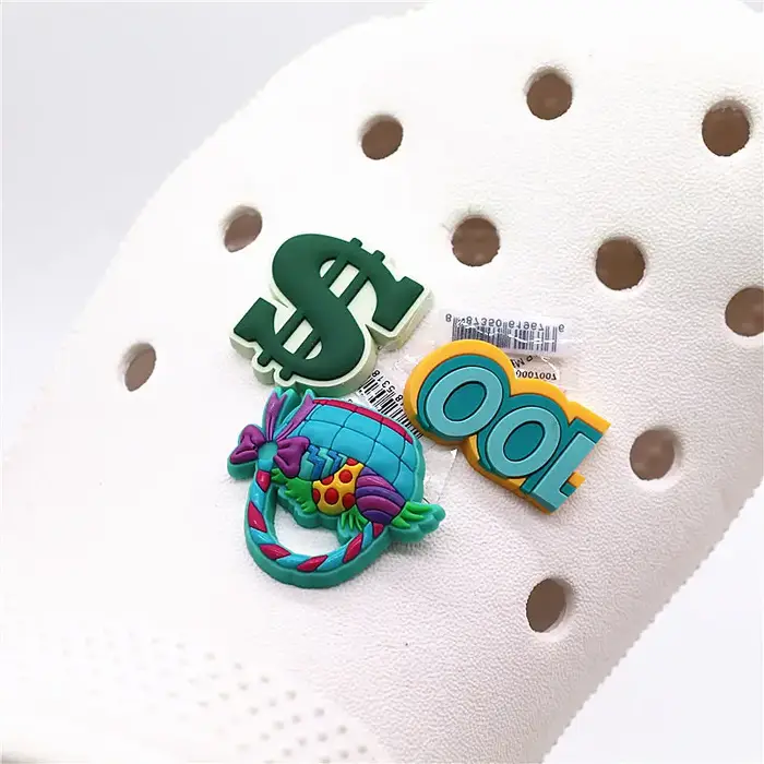 Breloques de chaussures en forme d'œuf de pâques, 1 pièce, accessoires originaux, signe de 100 Dolla