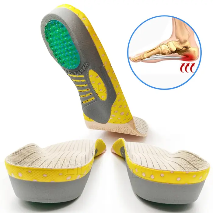 EiD — Semelles orthopédiques en PVC pour les chaussures, coussinet de soutien la voûte plantaire, id