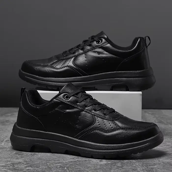 Baskets en cuir non ald pour hommes