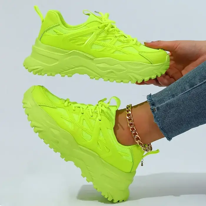 Chaussures de dehors à Plateforme Rose pour Femme
