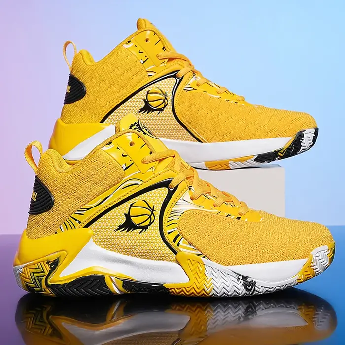 Chaussures de basket-ball coordonnantes pour hommes