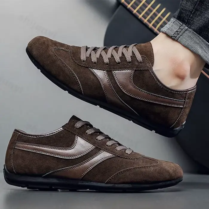 Chaussures plates Vintage pour hommes
