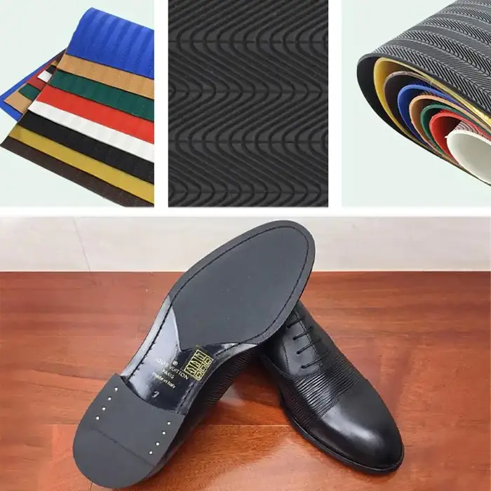 37-56cm semelles de chaussures en caoutchouc antidérapantes