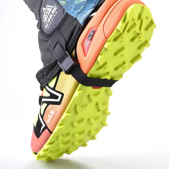 AONIJIE-Guêtres de course hautes unisexes, couvre-chaussures de protection, anti-sable, extérieur, tricouette, marathon, randonnée, cyclisme, E941