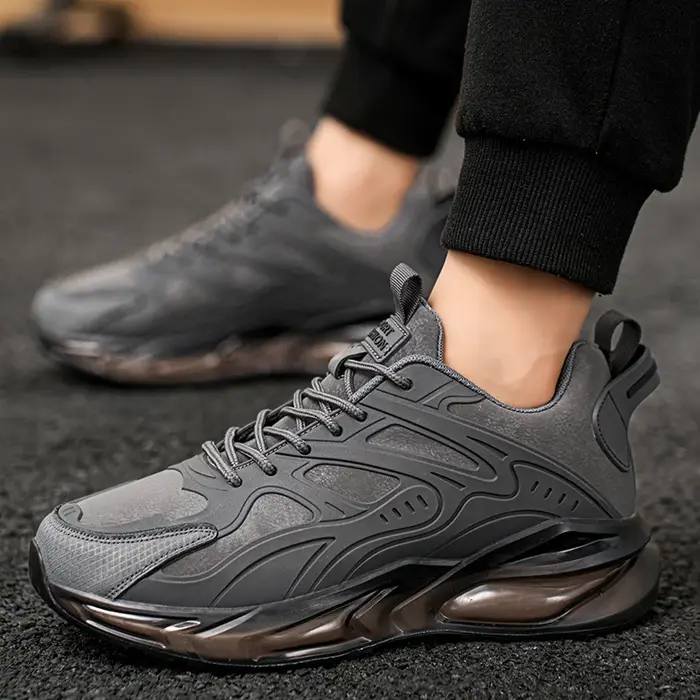 YRZL hommes baskets Sport décontracté respirant chaussures de course confortable marche léger maille chaussure en plein air anti-dérapant Tennis homme