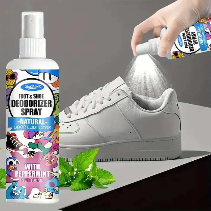 Flacon pulvérisateur désodorisant pour pieds