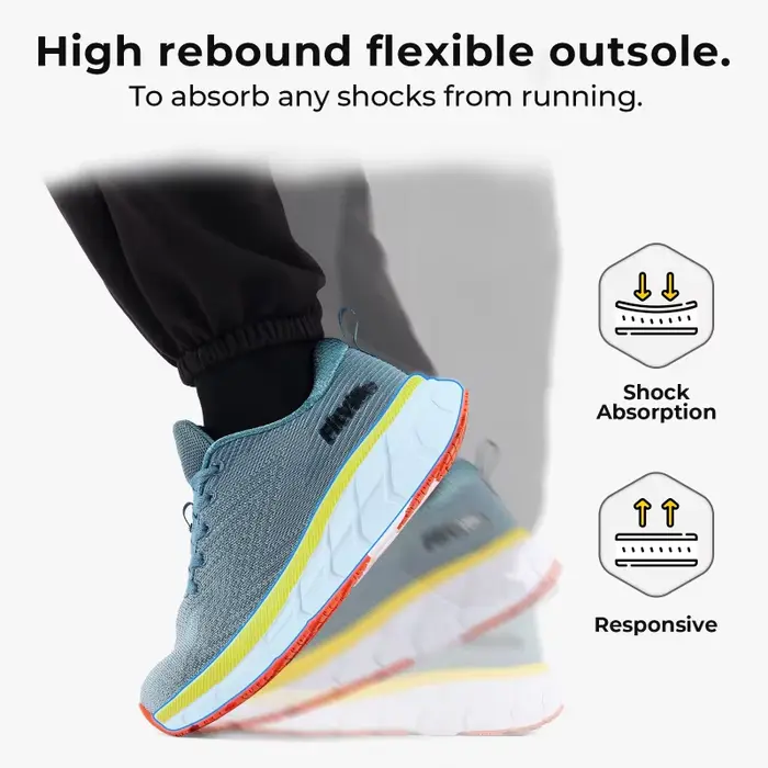 Chaussures pour hommes FitVille à bout large