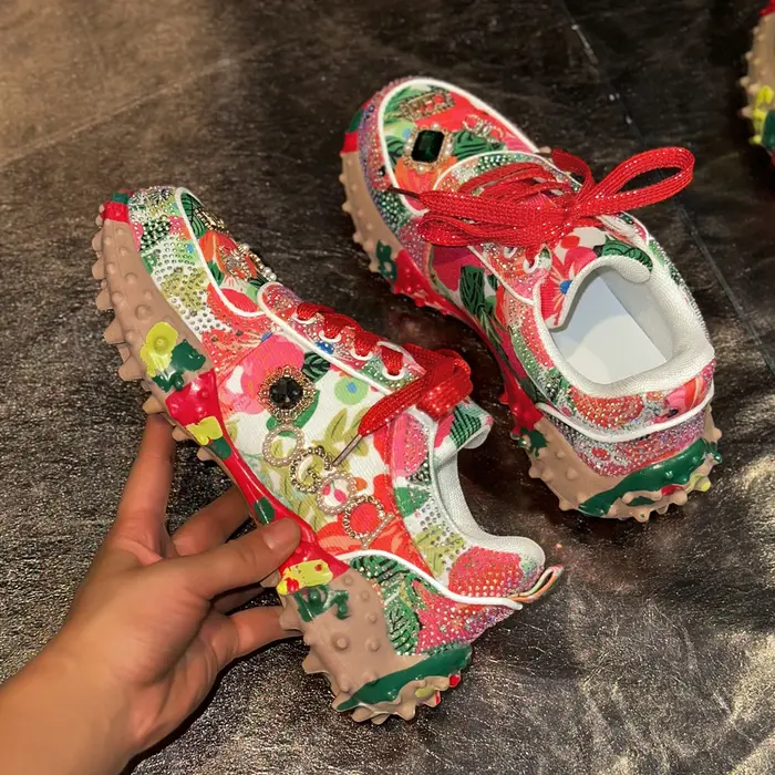 Baskets basses de luxe pour femme