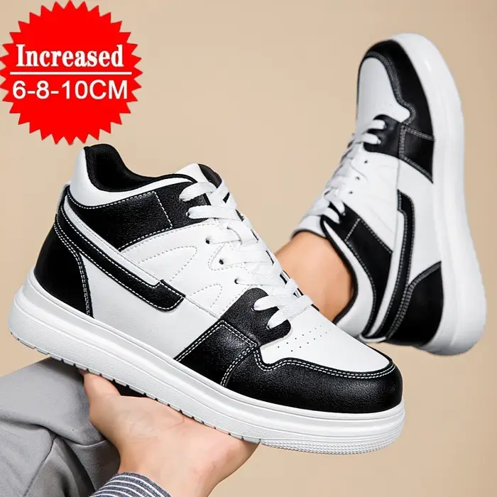 2025 hommes chaussures d'ascenseur invisible rehaussement baskets