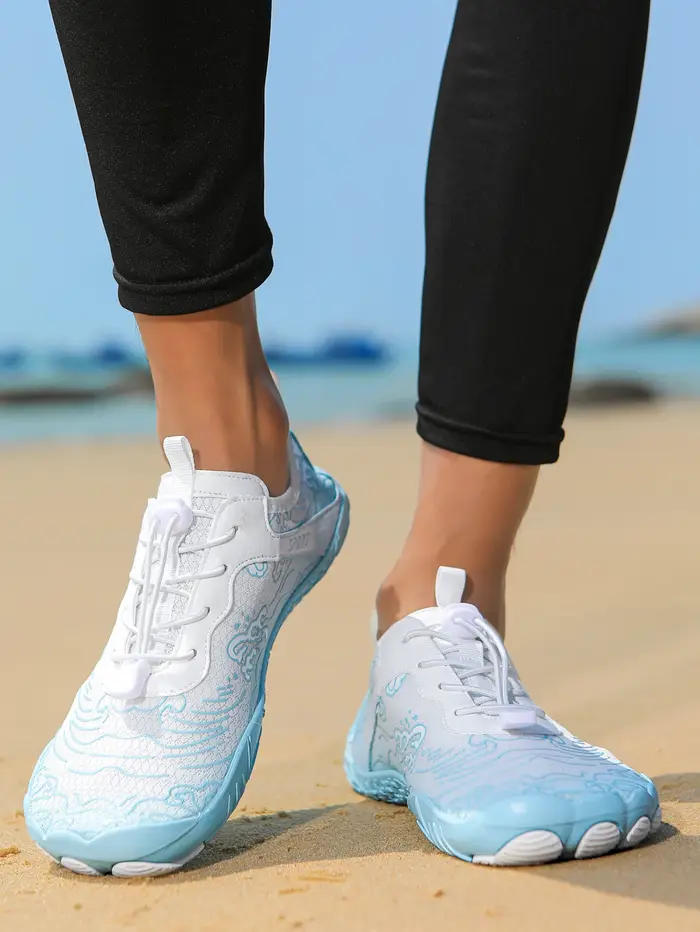White Wading Shoes Men Women Quick Dry Non-Slip Barefoot Aqua