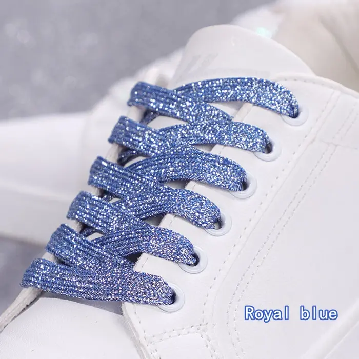 1 paire de lacets de chaussures à paillettes