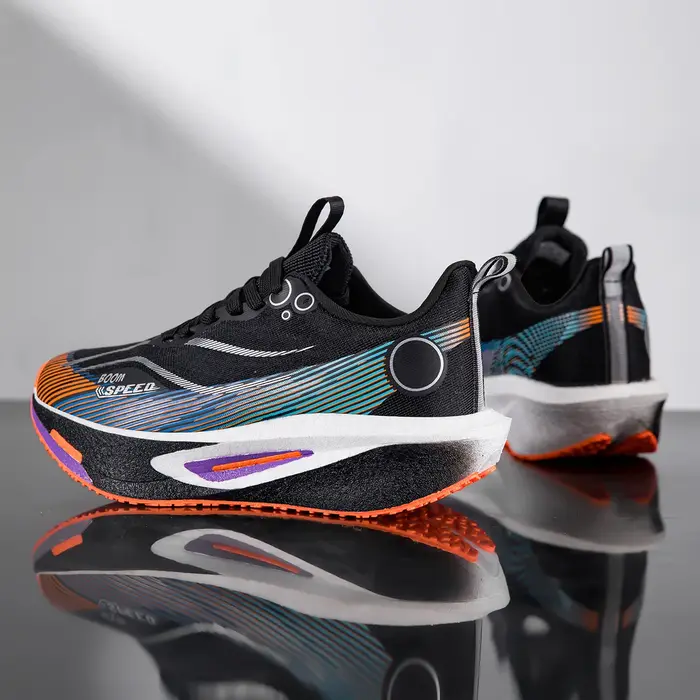 Chaussures de course à semelle en carbone pour hommes et femmes
