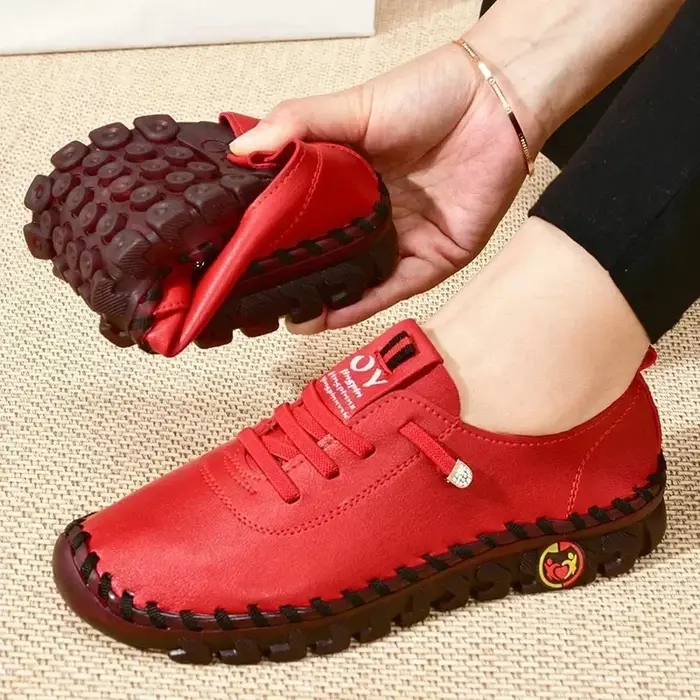 Chaussures de course en cuir PU pour femmes