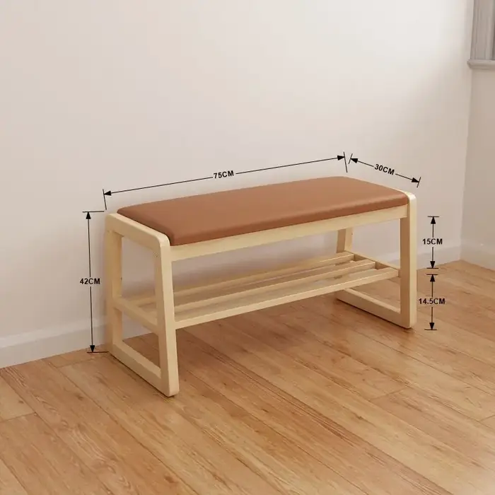 Banc à chaussures de luxe
