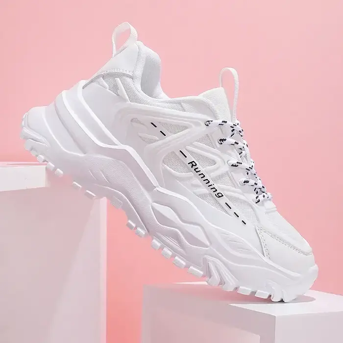 Chaussures de dehors à Plateforme Rose pour Femme