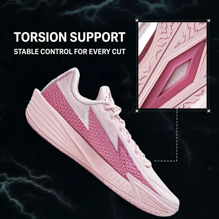 Li-Ning WADE FLASH 2 Chaussures de basket-ball pour hommes BOOM avec amorti respirant et semelle stable ABPV013