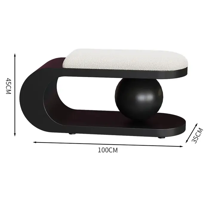 Banc à chaussures nordique pour la maison, salon, canapé de luxe, chambre à coucher, Design Simple, 
