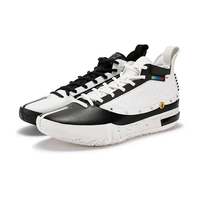 361 degrés Joker 1 hommes chaussures de basket-ball Combat résistant à l'usure rebond anti-dérapant Performance Stable baskets hautes 672541101F
