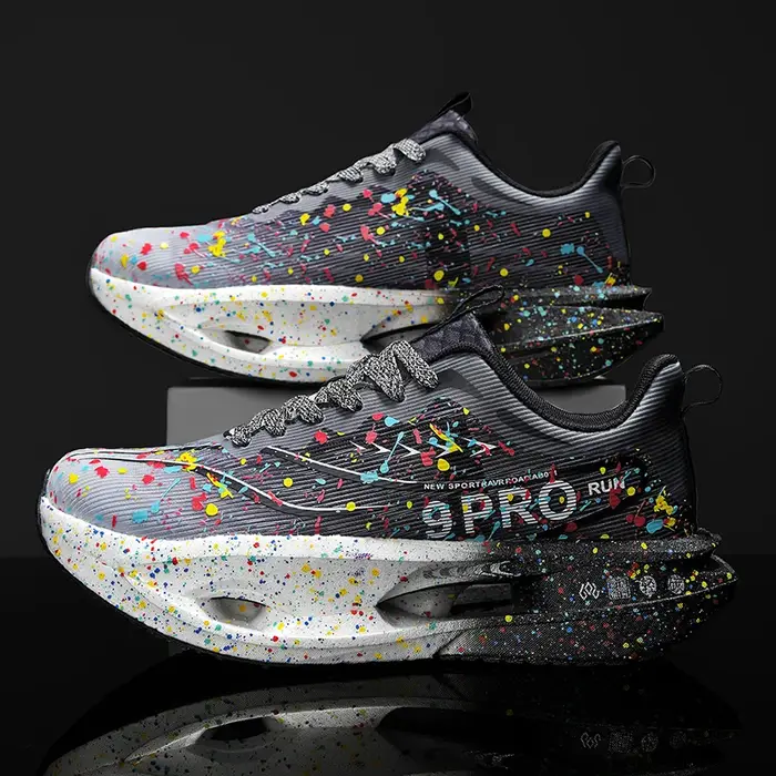 2025 nouvelles baskets pour hommes nuit fluorescente 3.0 plaque de carbone amorti chaussures de course