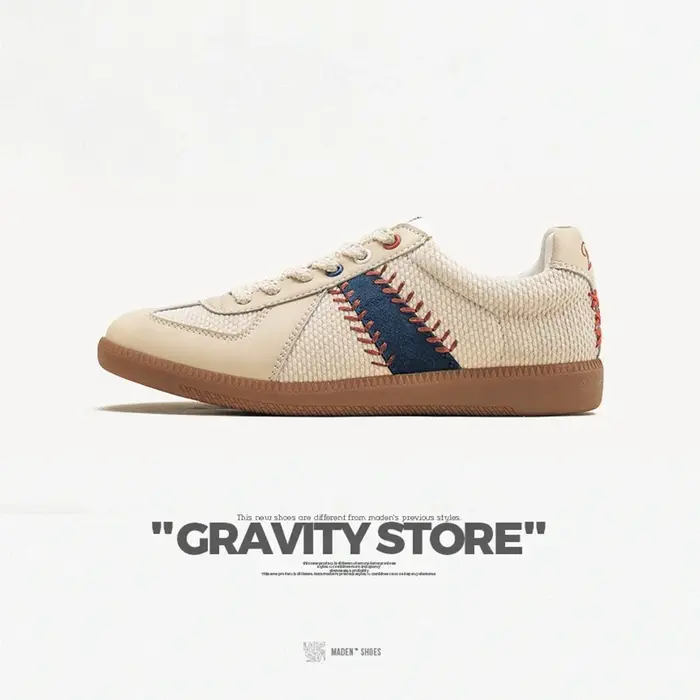 Maden-Chaussures de Baseball à Lacets pour Femme