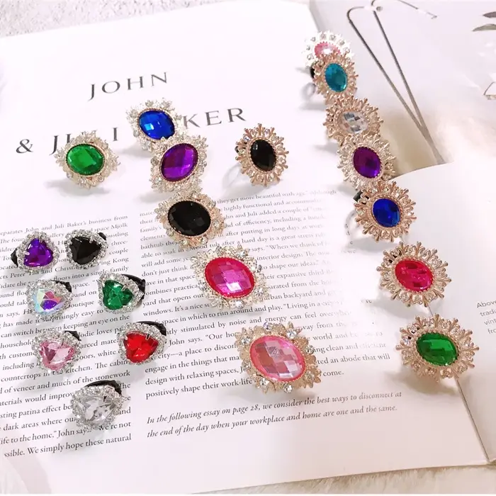 Lacets Chaussure Boucle Clips Perle Coeur Amour Charmes Brillant Strass Lacets Décoration Chaussures