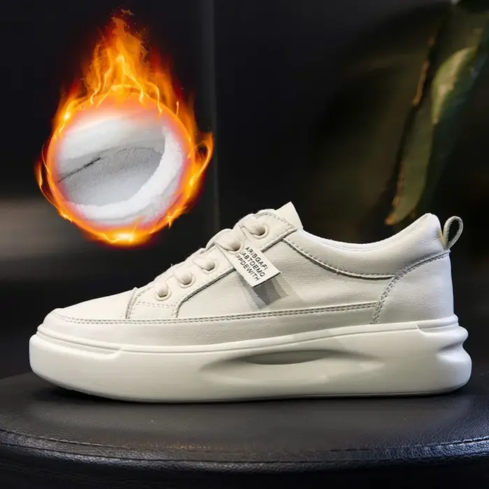 Baskets en cuir pour femme