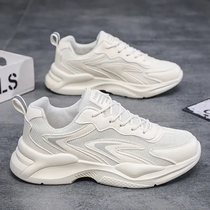 Chaussures de sport décontractées pour hommes, nouvelle collection quatre saisons, respirantes, légères, à semelle souple, pour la course en plein air, baskets tendance pour étudiants.