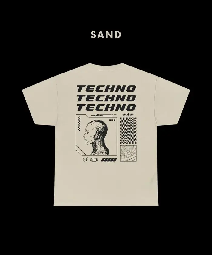Chemise Techno musique T-shirt vêtements