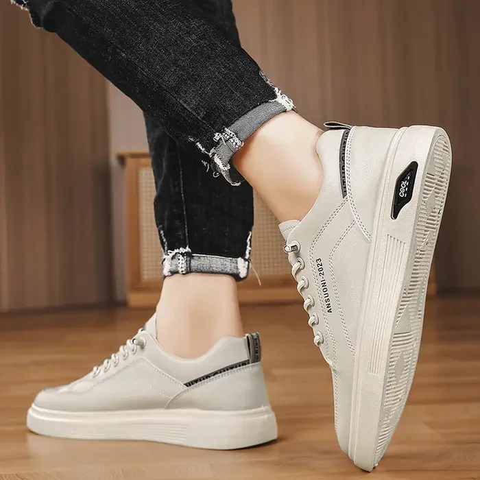 Chaussures blanches baskets de loisirs en plein air chaussures de marche respirantes chaussures plates Chaussure Homme chaussures de skateboard décontractées pour hommes