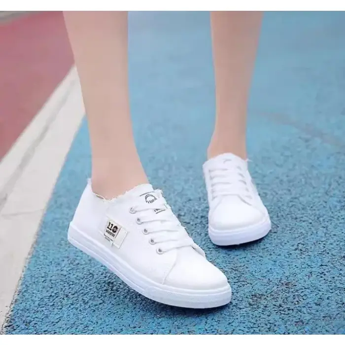 Baskets Basses en Denim pour Femme