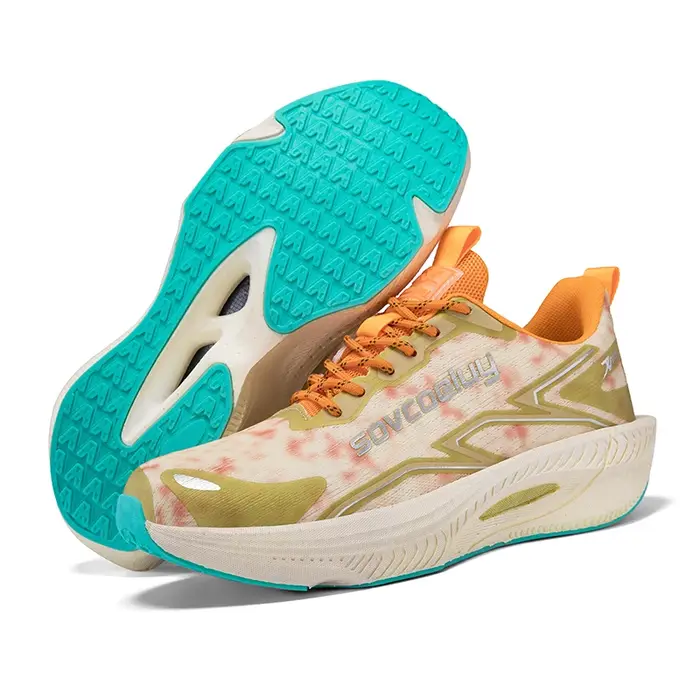 Chaussures de course Marathon avec plaque en carbone