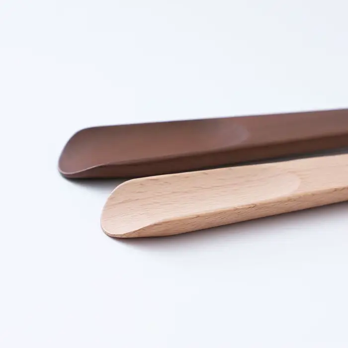 Mini chausse-pied en bois de hêtre de 14,5 cm – Aide à chaussures de voyage portable pour les voyages d'affaires et utilisation en déplacement