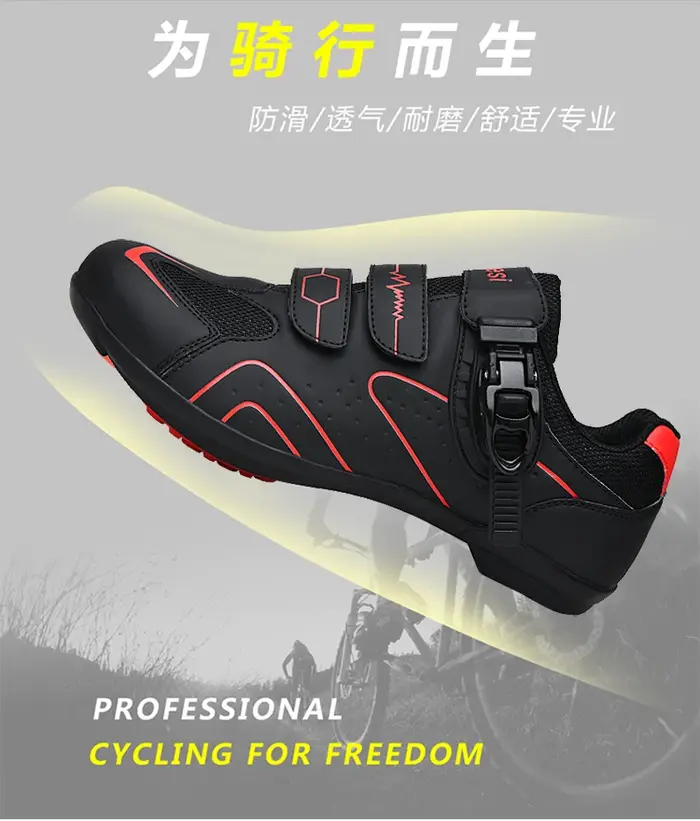 Chaussures de cyclisme VTT avec Aleats pour hommes et femmes