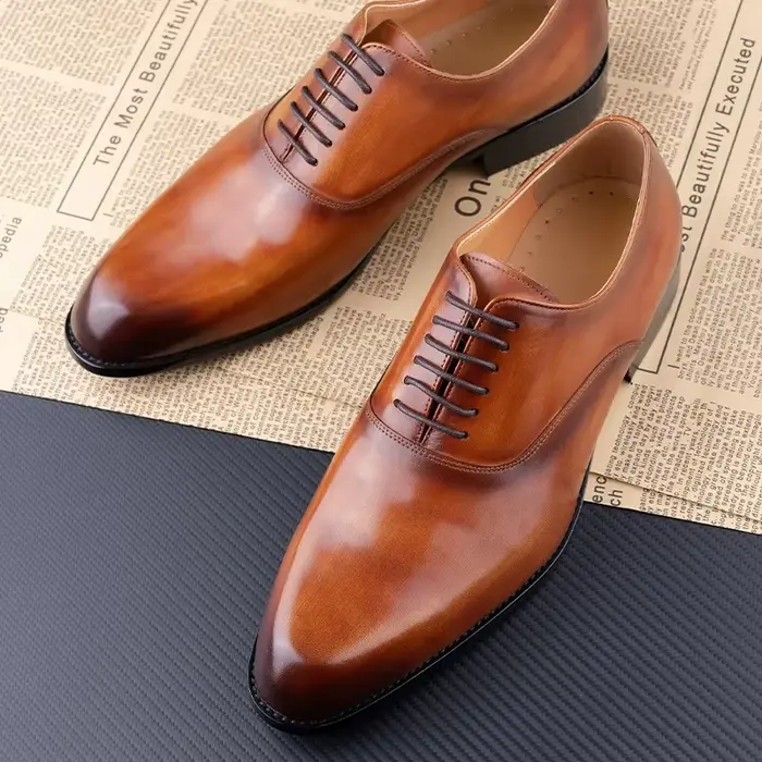 Chaussures Élégantes en Cuir pour Homme d'Affaires