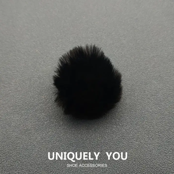 Boucle de chaussure en peluche pour décorations de chaussures, breloques croisées, accessoires de mo