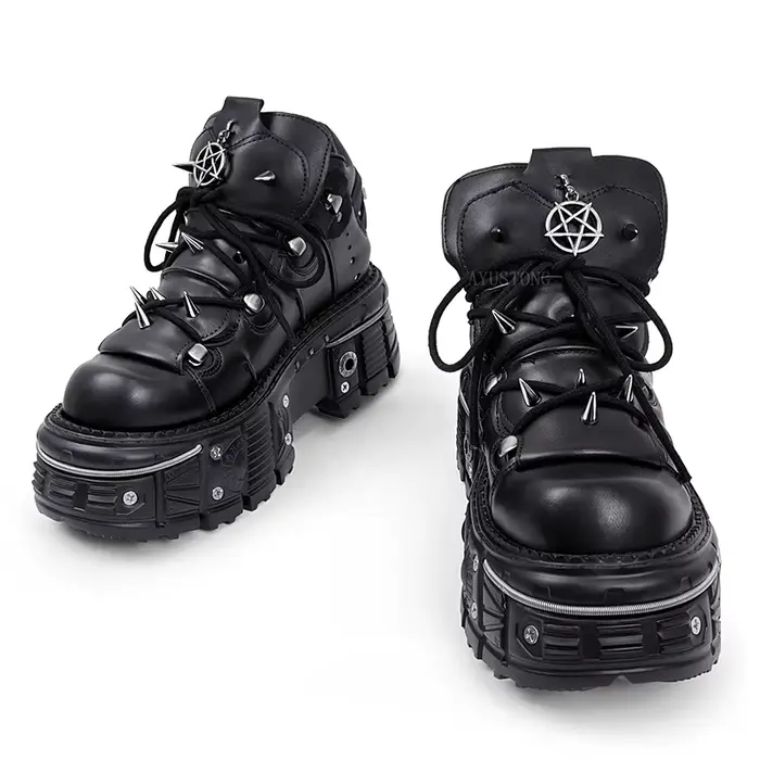 Bottines gothiques rock